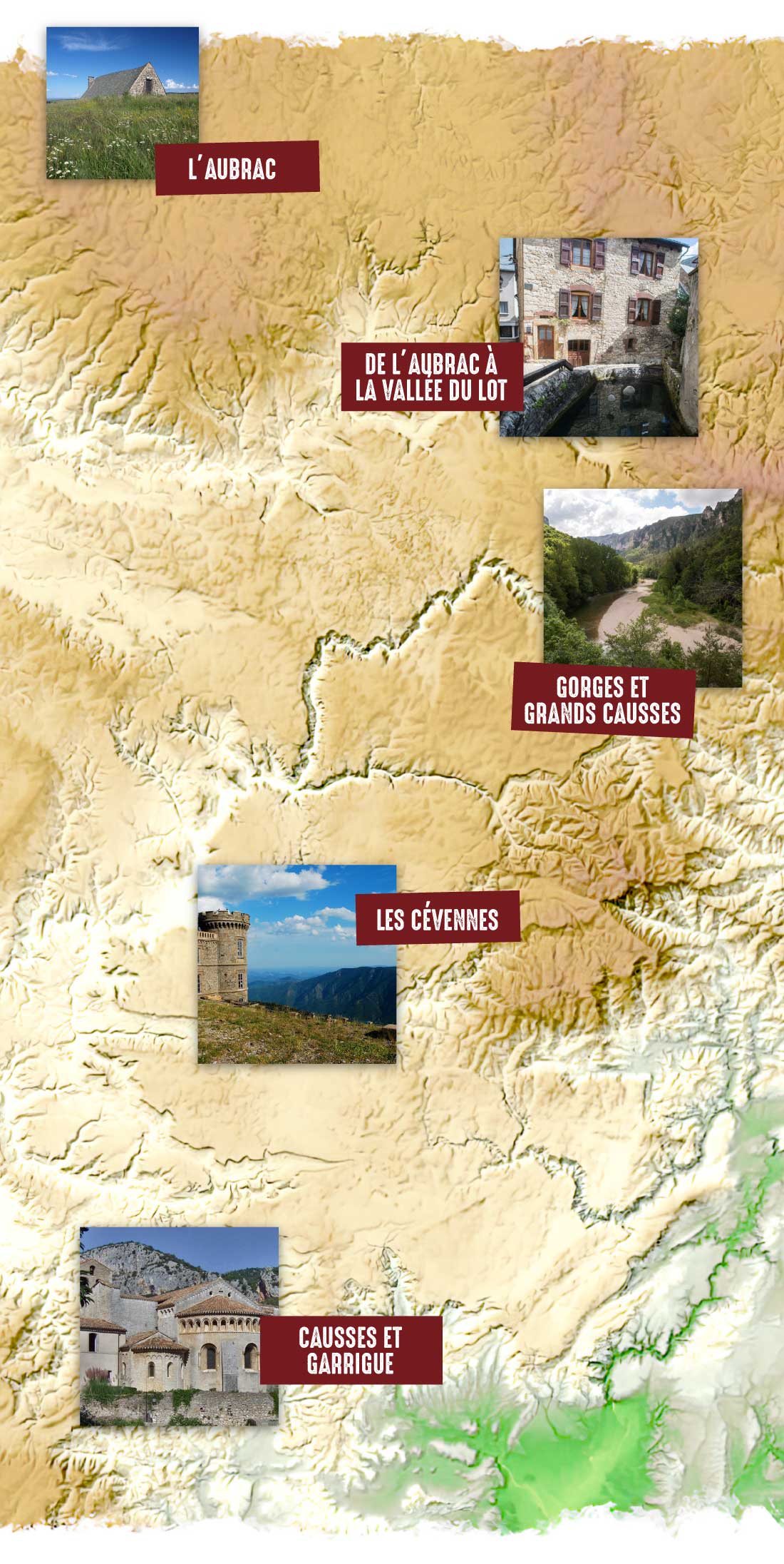 Plan du Chemin de Saint Guilhem
